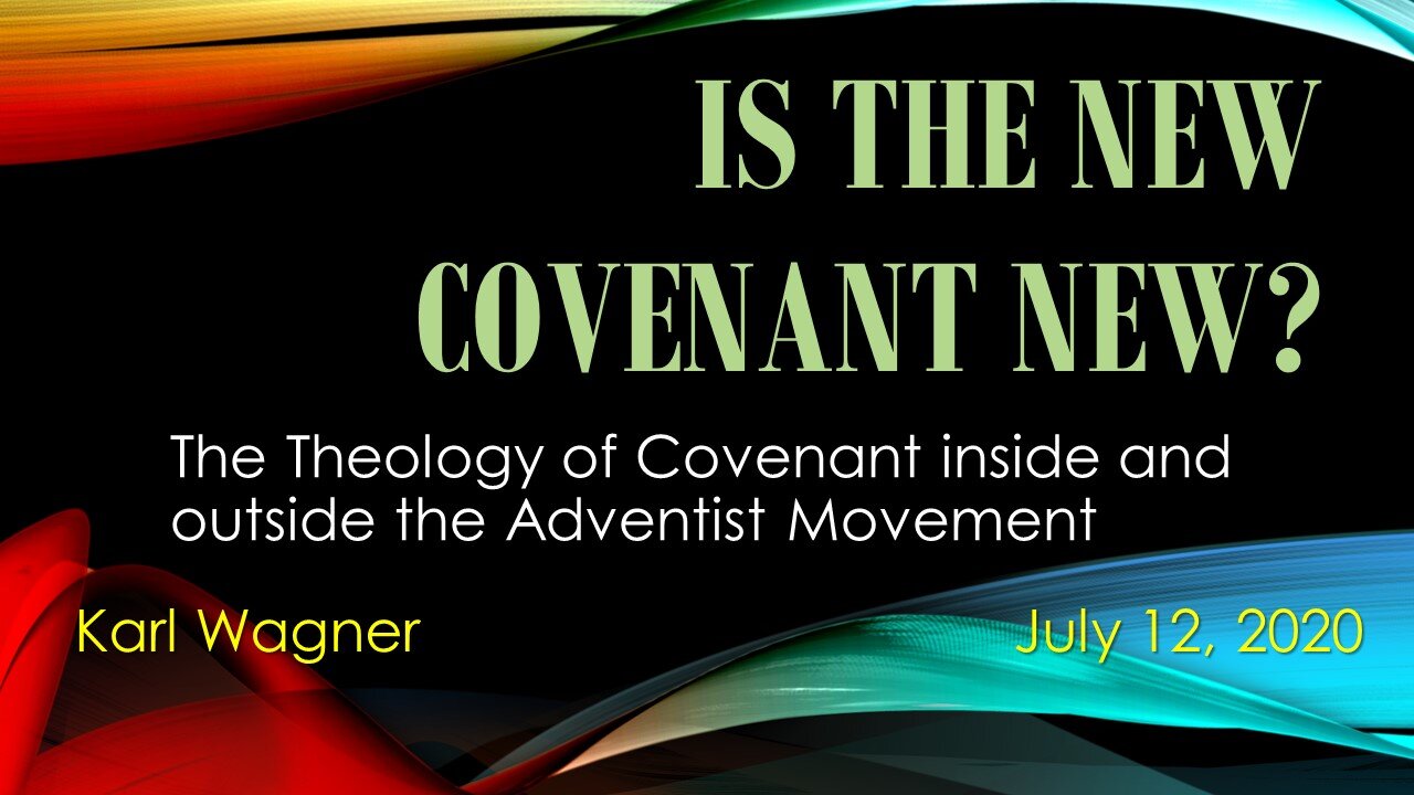 Is The New Covenant NEW?