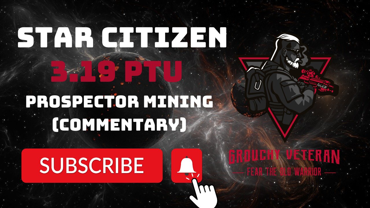 Star Citizen 3.19 PTU Prospector Mining (With Commentary)