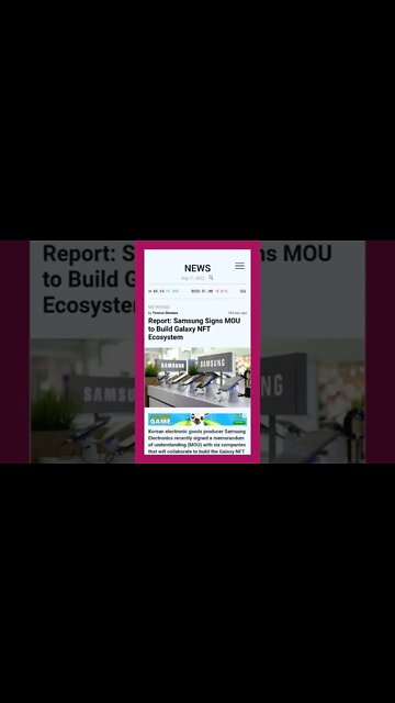 Galaxy NFT Ecosystem: Samsung Signs MOU to Build Galaxy NFT Ecosystem