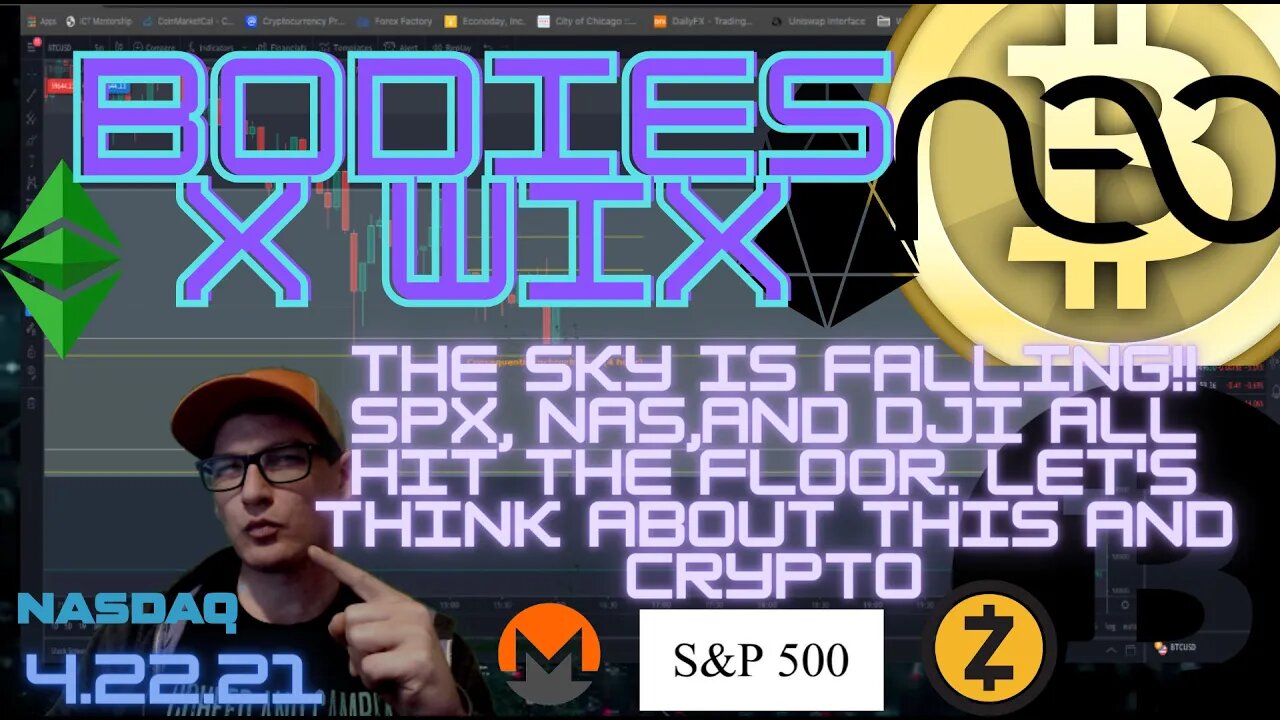 THE stock SKY IS FALLING! Massive losses!! What happened? What does it mean for #Crypto? #BTC #ETH