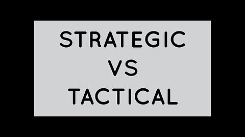 Tactical vs Strategic Victory