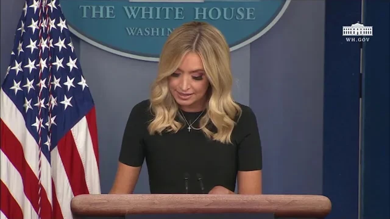 Press Secretary Kayleigh McEnany Holds a Press Briefing