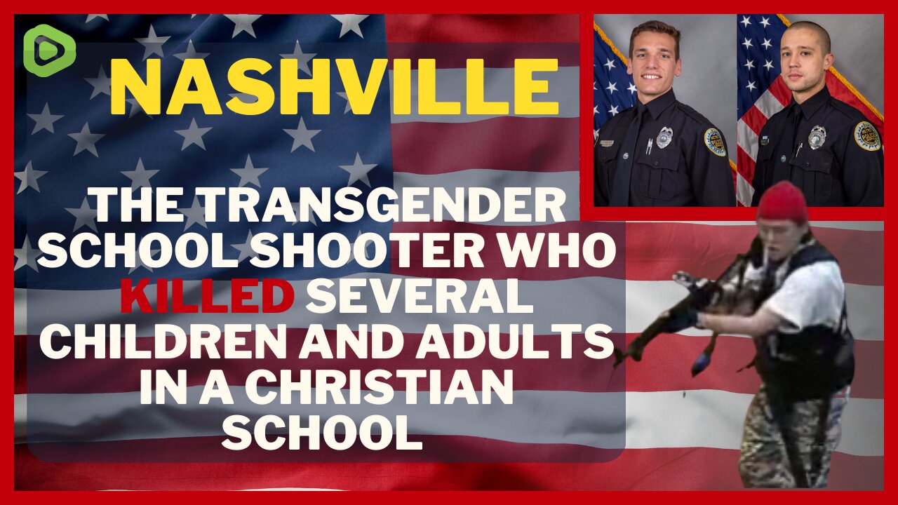 Nashville - Security footage of the school trans shooter & how officers Operated