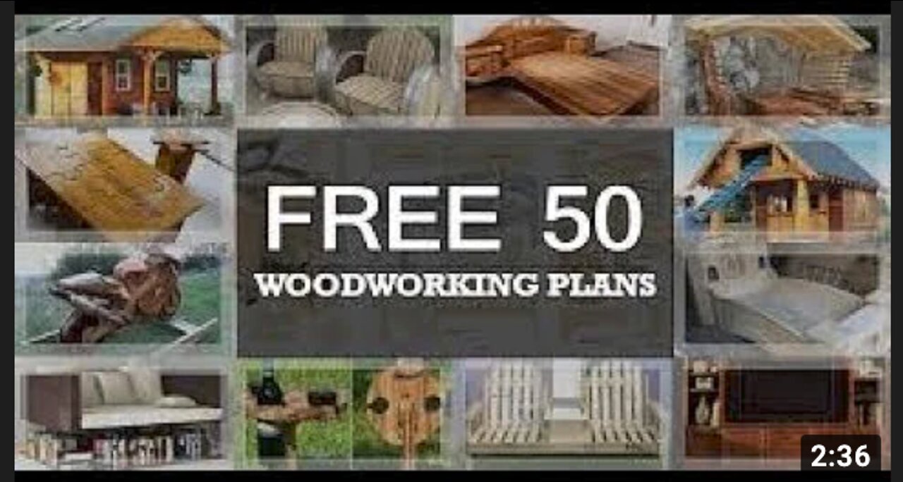 50 FREE DiY Woodworking plans - Start your own business today!