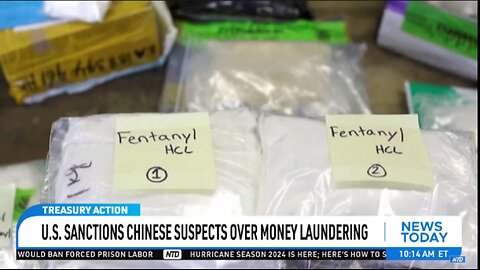 US SANCTIONS CHINESE SUSPECTS OVER MONEY LAUNDERING