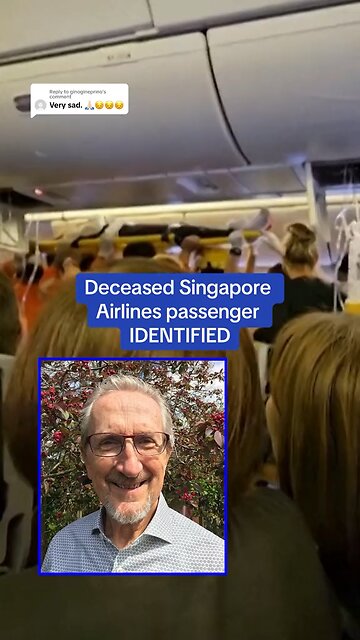 Video of Geoff Kitchen, 73, being stretchered off the Singapore Airlines flight responsible for tak…