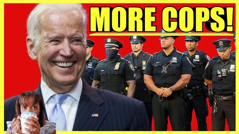 Biden BEGS States To Give Cops More Money 💰(clip)