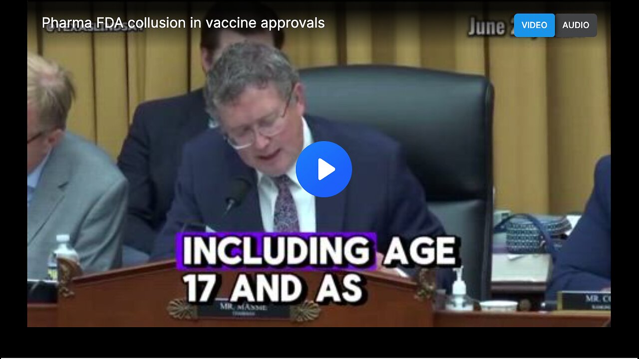 Pharma FDA collusion in vaccine approvals