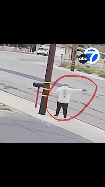 BREAKING: A gunman unloaded a full clip of bullets at passing cars on a busy California street