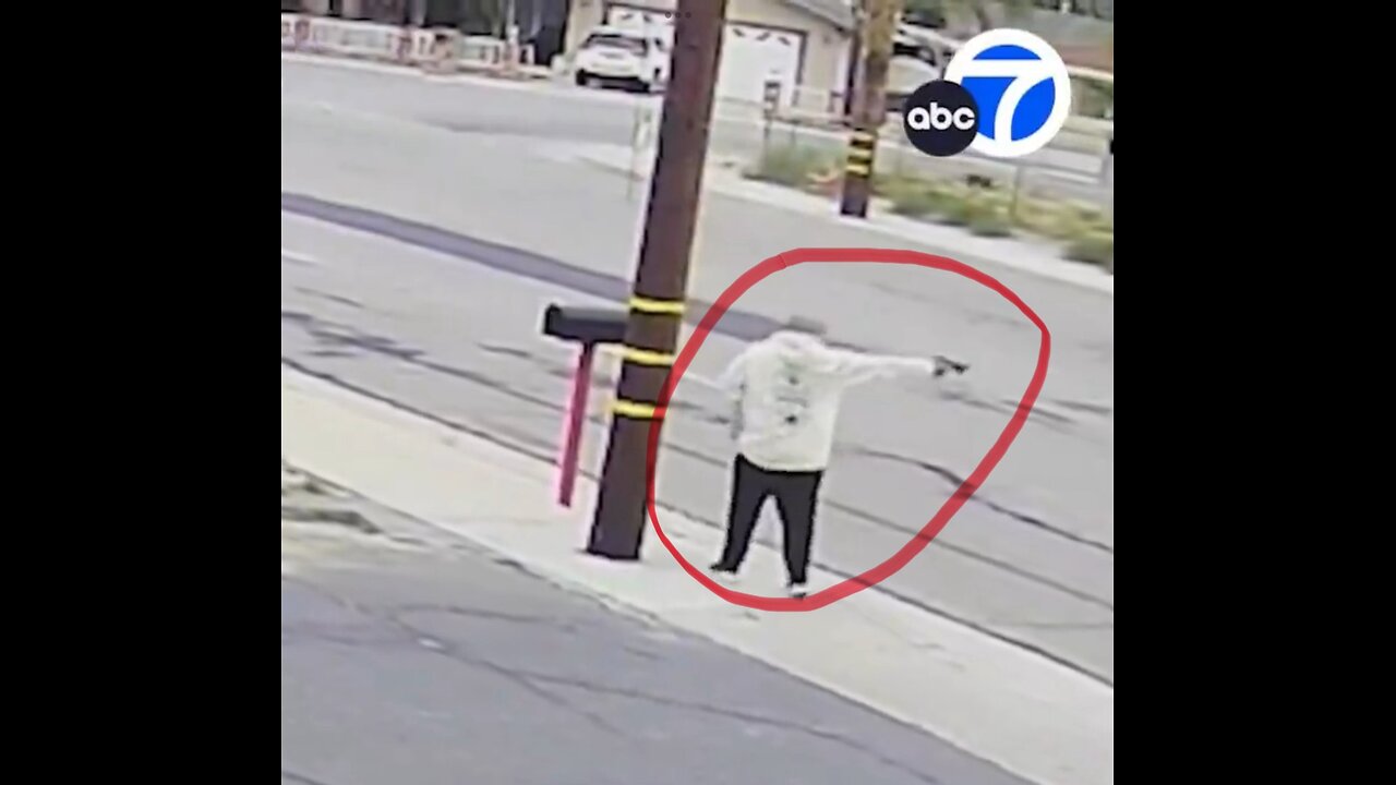 BREAKING: A gunman unloaded a full clip of bullets at passing cars on a busy California street