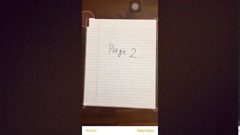 Using the iPhone Notes App as a Scanner to Make pdf Files