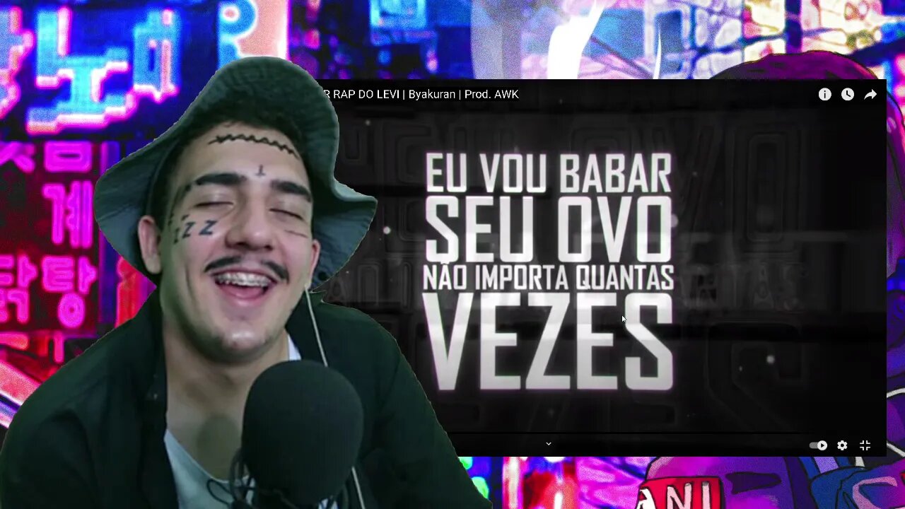 FUMANTE REACT O TERCEIRO MELHOR RAP DO LEVI | Byakuran | Prod. AWK