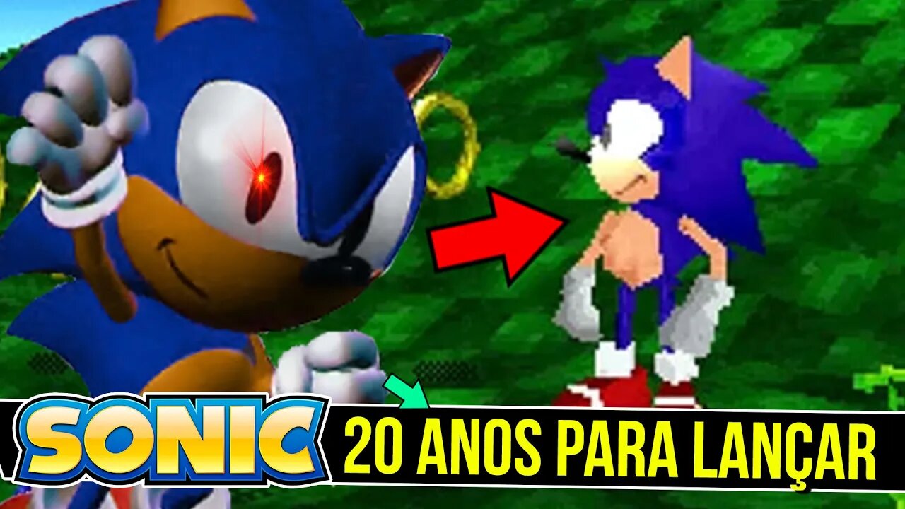 Jogo do Sonic que demorou 20 ANOS para lançar - Sonic X-treme #shorts