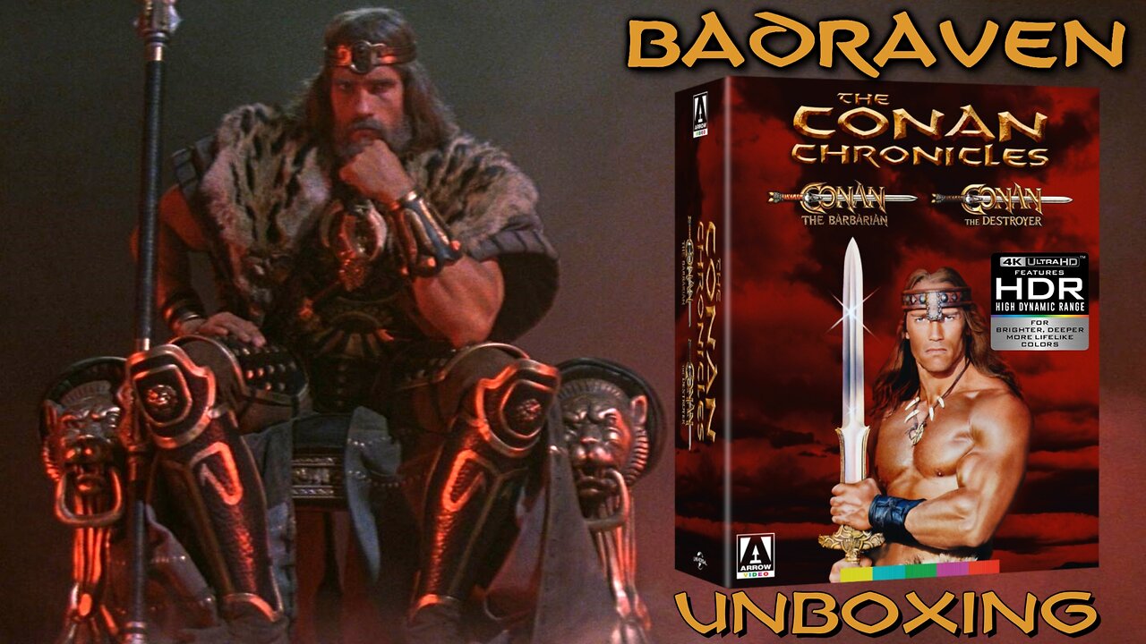 The Conan Chronicles 4K Bluray Unboxing