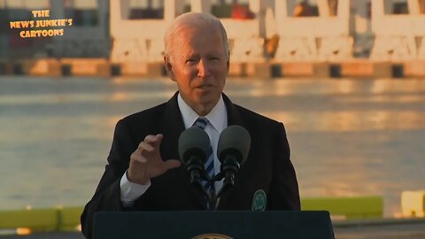 Biden: "If there is nothing to buy you got more money.. [gibberish].. it creates a real problem."