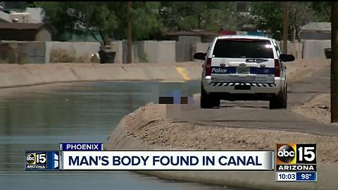 Body found in west Phoenix canal