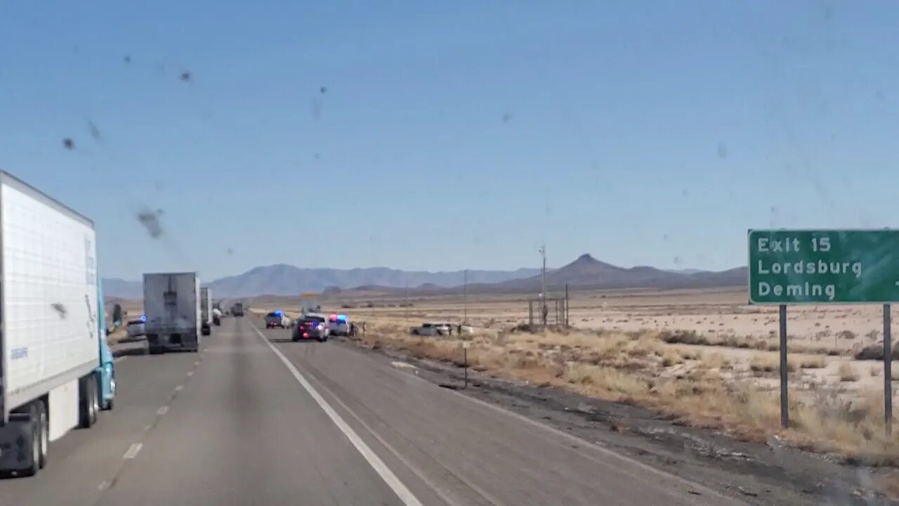 POLICE ON THE JOB I 10 MILE 12 EASTBOUND NEW MEXICO UNITED STATES OF AMERICA