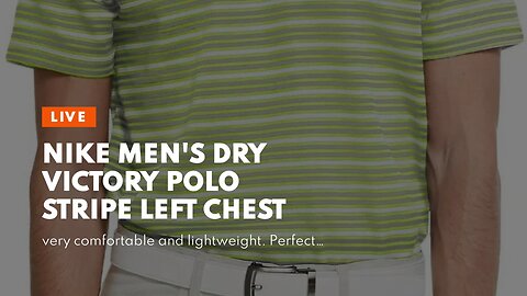 Nike Men's Dry Victory Polo Stripe Left Chest