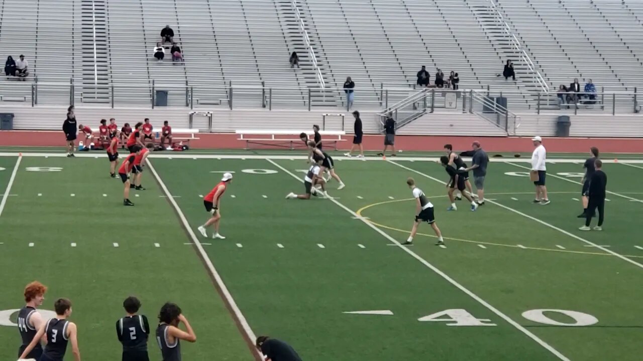 Hudson's Last Evening of 7 on 7 for the Spring of 2021