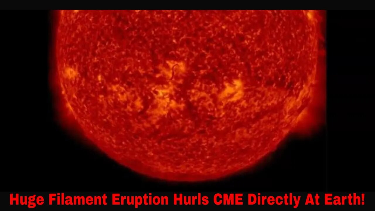 Huge Explosion On Sun Hurls CME At Earth! No Sunspot Responsible!