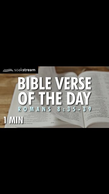 NOTHING Can Separate You From God's Love | Bible Verse of the Day Romans 8:35-39 | YouTube Shorts