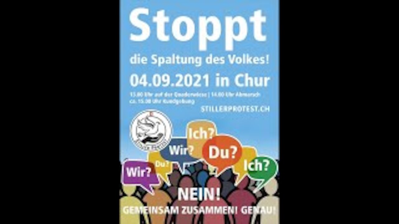 Teil 2: Chur - Demonstration - Stiller Protest - 04.09.21
