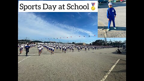 Japanese Sports day Festival.ShO GAKKo in japan.,Elementary school