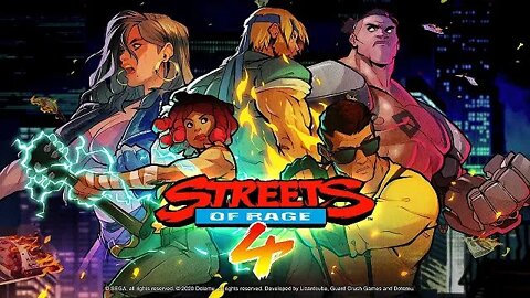 Streets Of Rage 4 - Início de gameplay, em Português!