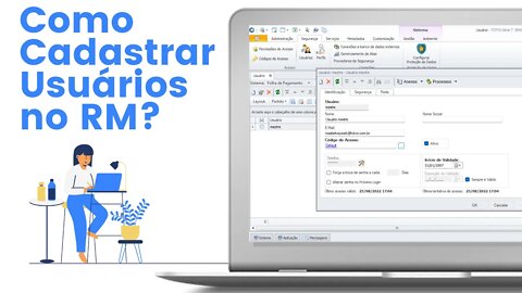 Como Cadastrar usuários no RM?