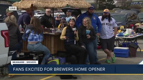 Fans excited for Brewers home opener