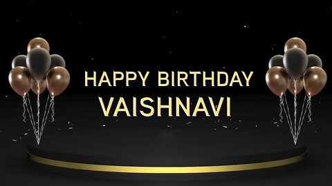 Wish you a very Happy Birthday Vaishnavi