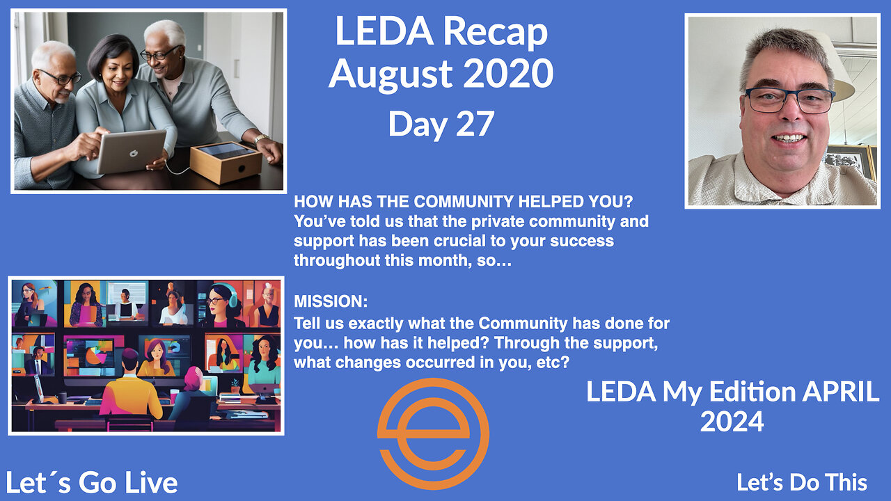 LEDA Recap 2020 Day 27.