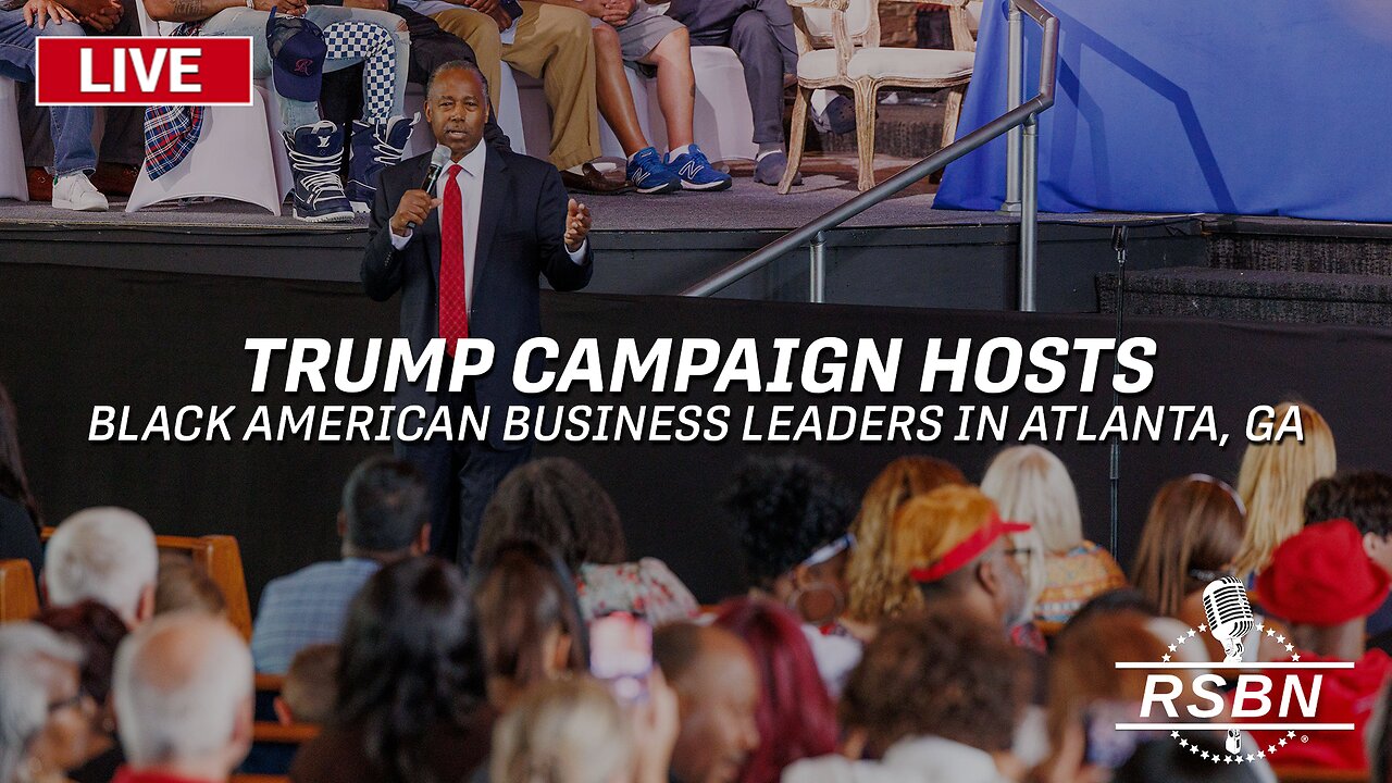 LIVE REPLAY: Trump Campaign Hosts Black American Business Leaders at Barbershop in Atlanta - 6/26/24