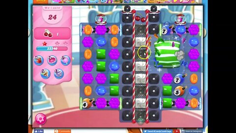 Candy Crush Level 3275 Talkthrough, 30 Moves 0 Boosters