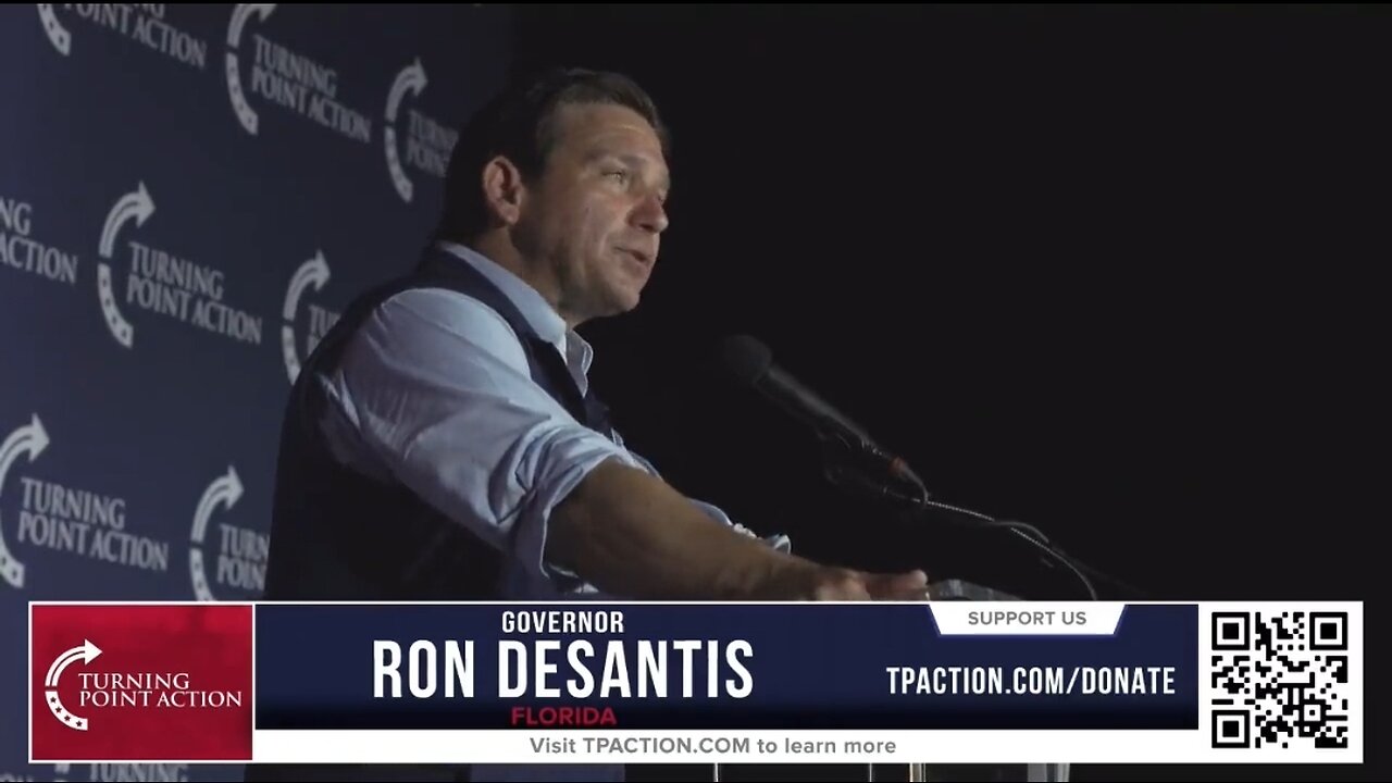 Gov DeSantis: We'll Never Ever Surrender To The Woke Mob