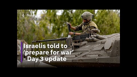 Israel cuts off food, water and power to Gaza: Day 3 update