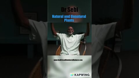 DR SEBI - NATURAL & UNNATURAL PLANTS ARE DIFFERENT #shorts #short