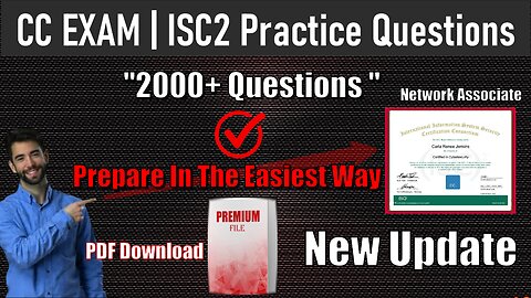 CC Exam | ISC² Certification All 800+ Practice Questions | Paid Dumps For Free | 2023