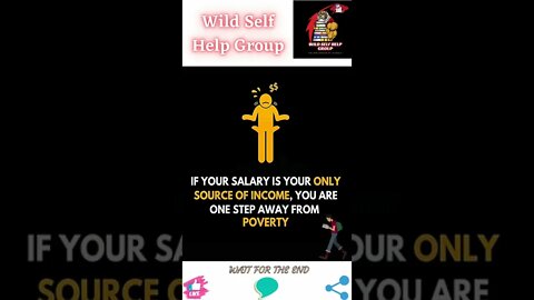 🔥Why you should never depend on salary🔥#shorts🔥#wildselfhelpgroup🔥14 July 2022🔥