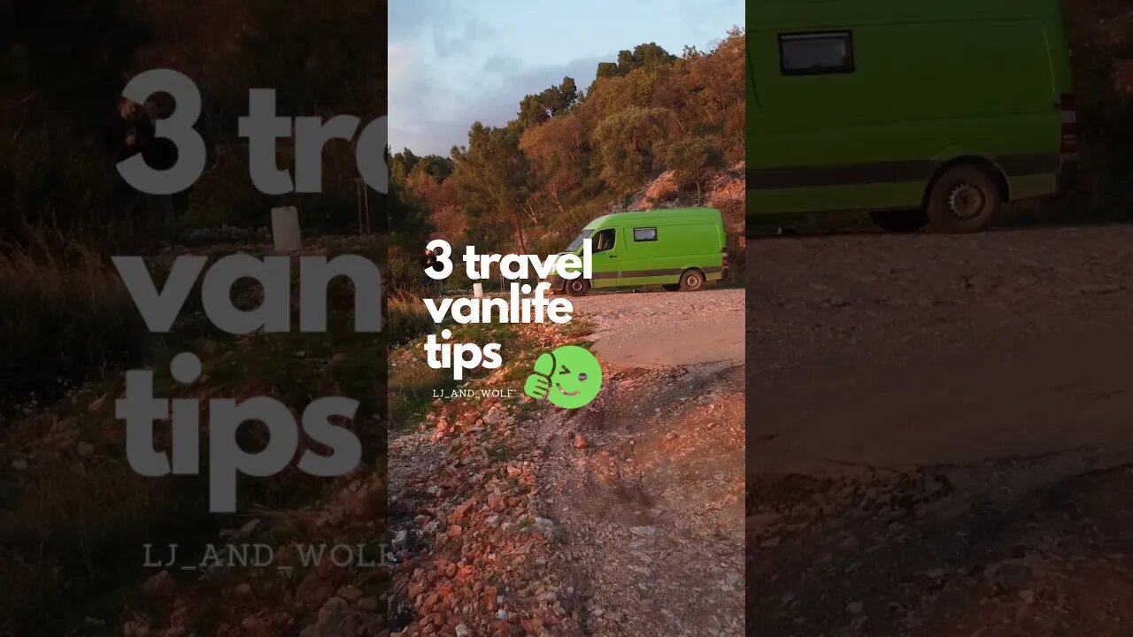 3 Tips by which we travel #vanlife #shorts #nature