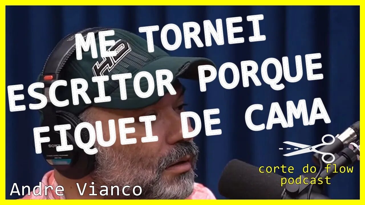 André Vianco se tornou escritor porque ficou de cama - Corte do Flow Podcast