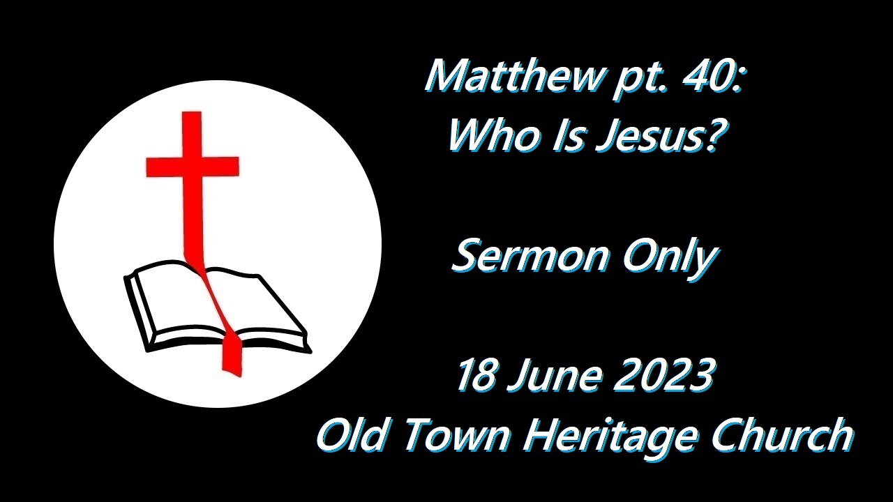 Who Is Jesus?