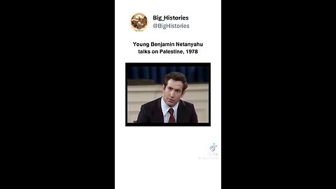 In 1978 Benjamin Netanyahu Explains Why the Arabs Don’t Want Peace