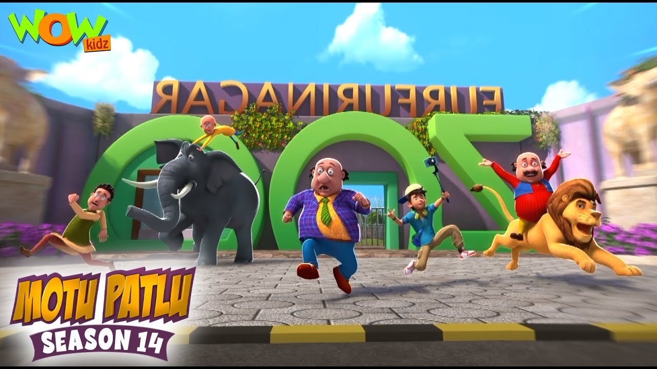 Chaos at the Zoo | Motu Patlu | Season 14 - Episode 01