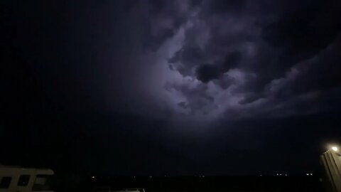 Monsoon lightning storm, golden valley Arizona