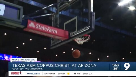 No. 9 Arizona defeats Texas A&M 99-61