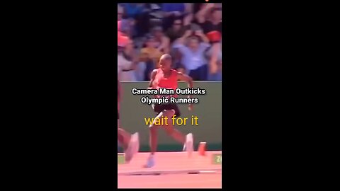 Camera man beat athlete in 10k race #viral