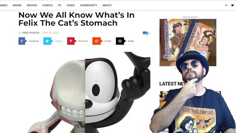 Want To See What's in Felix the Cat Stomach? This New Statue Will Show You Just That