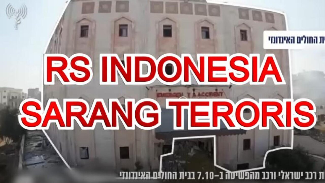 RUMAH SAKIT INDONESIA GAZA -- SARANG TERORIS HAMAS