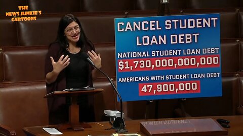 Democrat Tlaib believes the American people should pay for her debt.